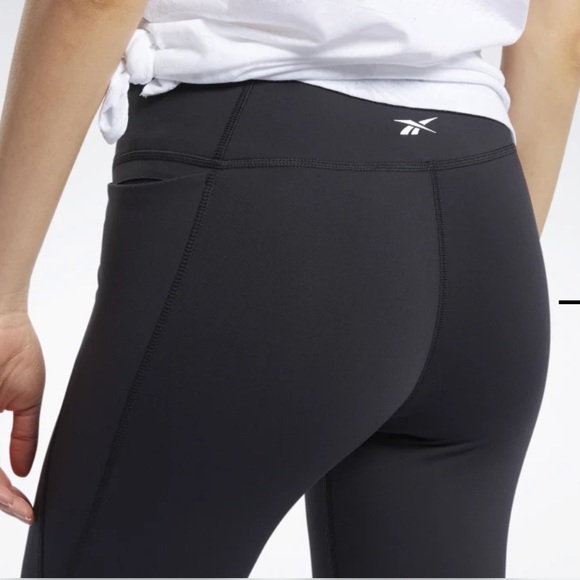 REEBOK LUX 2 LEGGINGS - SMALL - BLACK - Picture 10 of 12